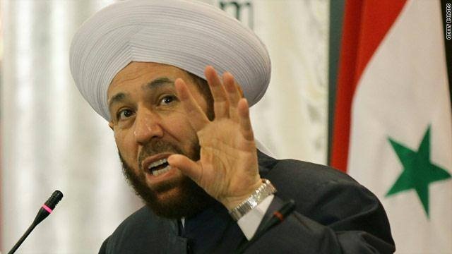 بالفيديو: خطأ يودي بحياة بشار الأسد على لسان مفتيه!