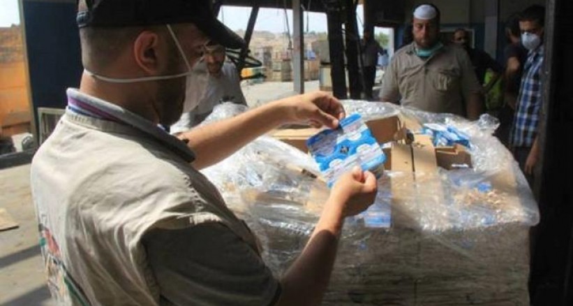 ضبط كمية من المواد الغذائية الفاسدة بغزة