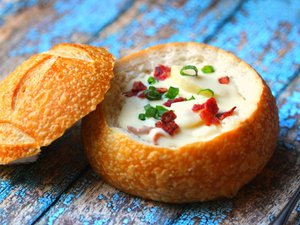 حساء البطاطس المخبوزة