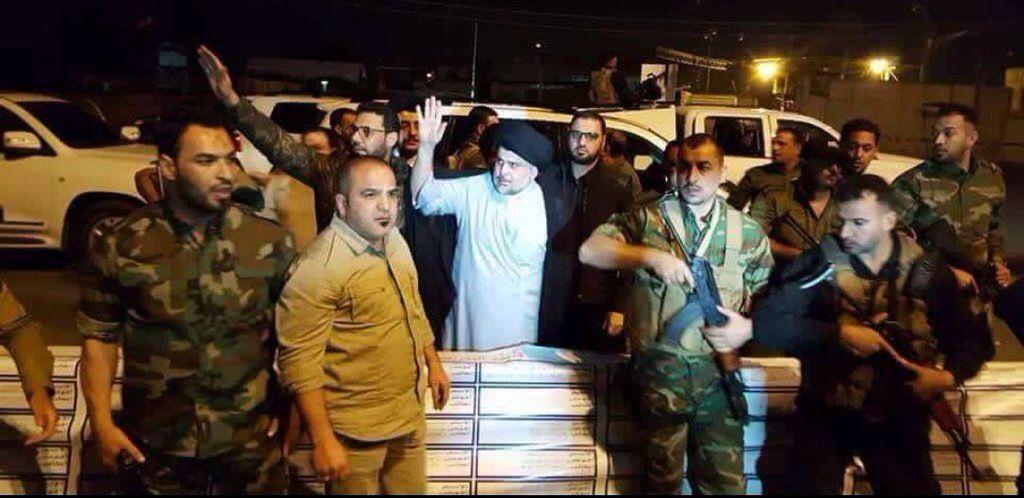 الصدر يتفقد معتصمي "الخضراء" عشية انتهاء مهلته للعبادي