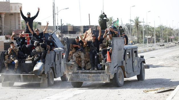 القوات العراقية تستعد لتحرير حي الحلابسة والشرقاط