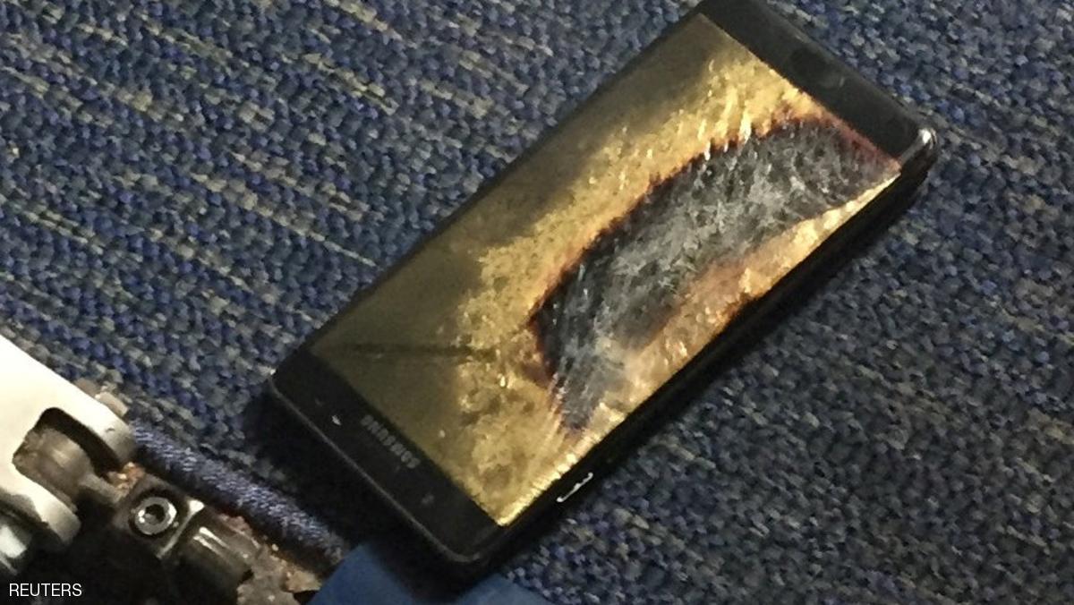 "غالاكسي نوت 7" محظور على الطائرات الأميركية