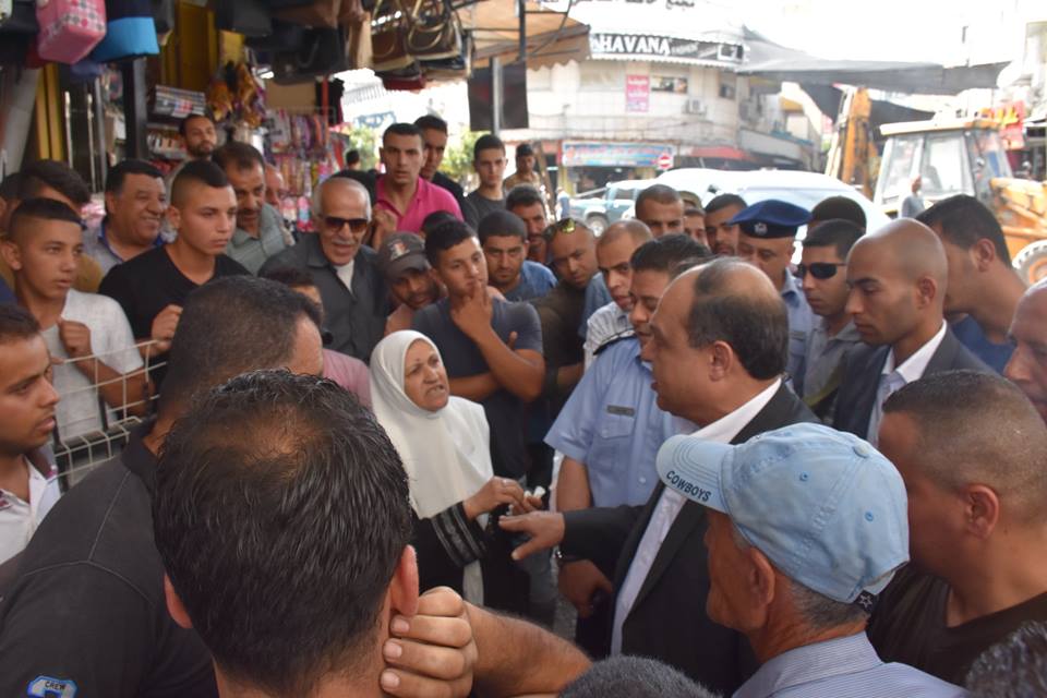 محافظة جنين تمهل التجار المخالفين حتى صباح السبت بإزالة التعديات على الأرصفة