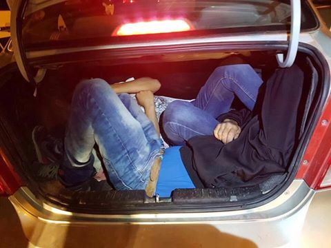 اعتقال شابين حاولا الدخول الى الاراضي المحتلة بالاختباء داخل سيارة