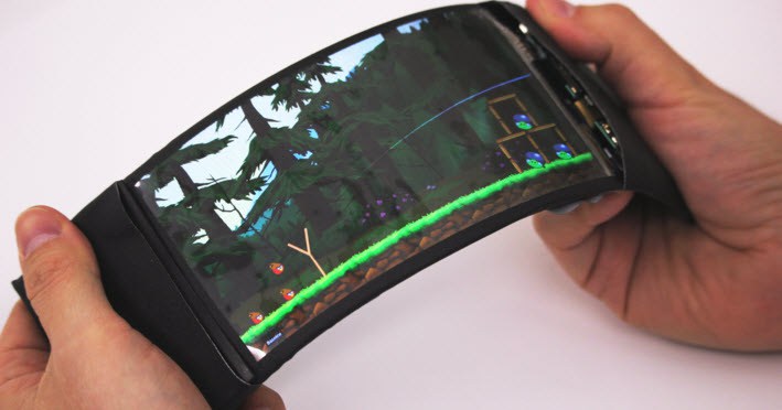 تطوير أول هاتف قابل للانحناء