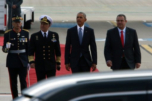 أوباما يصل إلى أثينا المحطة الأولى من آخر زيارة رسمية إلى أوروبا