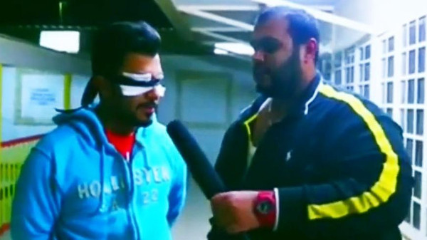 بالفيديو: مذيع كويتي يضرم النار في ضيفه!