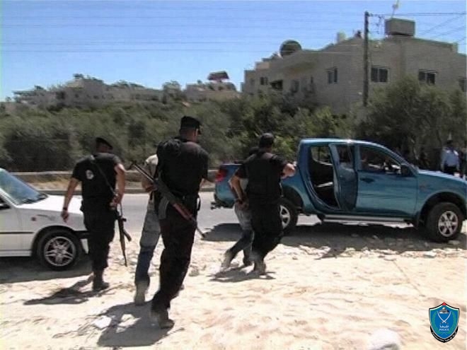 شرطة جنين تُلقي القبض على 9 مطلوبين للعدالة