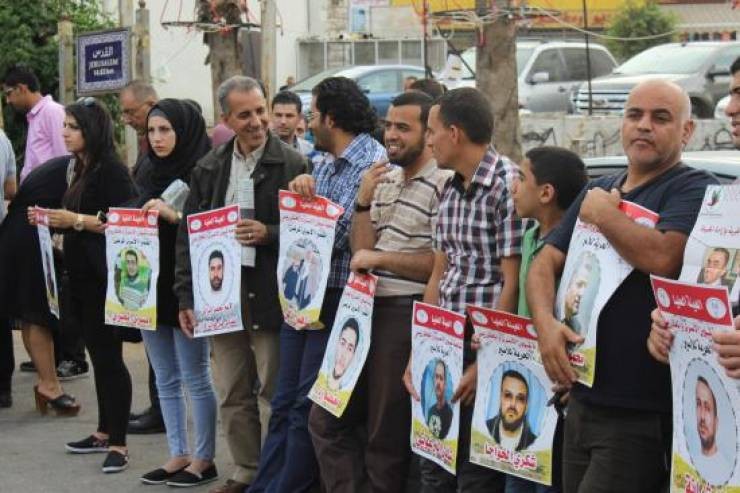 جنين: فنانون يتضامنون مع الأسرى المضربين