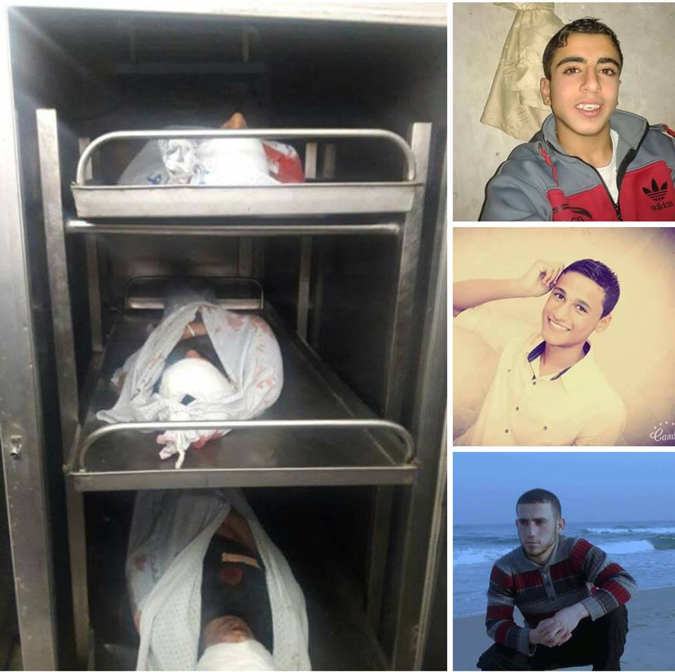صور: رفح حزينة .. مصرع 3 شبان إثر اصطدام دراجتهم النارية بصورة مروعة