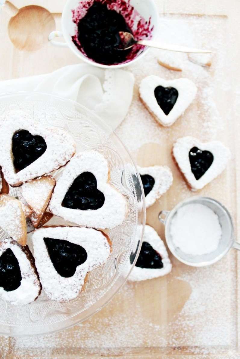 حلويات: كوكيز القلوب