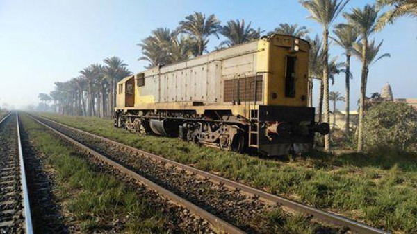 انفجار قنبلة في قطار بصعيد مصر