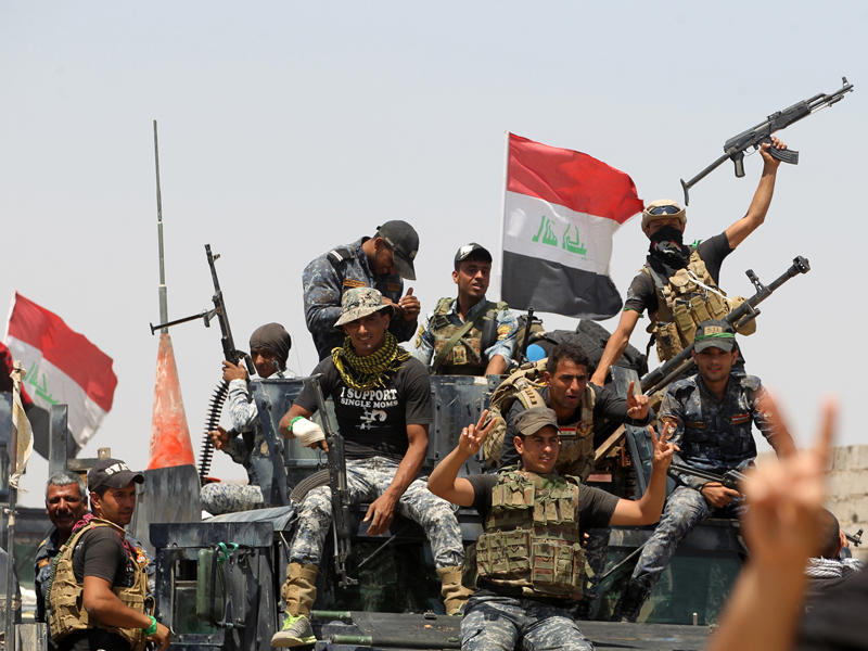 الجيش العراقي يقتحم قضاء الحمدانية شرق الموصل