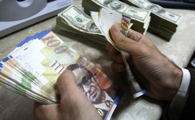 أسعار العملات مقابل الشيكل