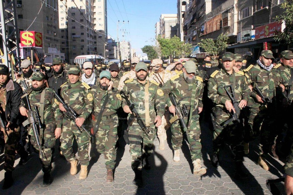 الجناح العسكري لـ"فتح" يزف أحد مقاتليه بغزة