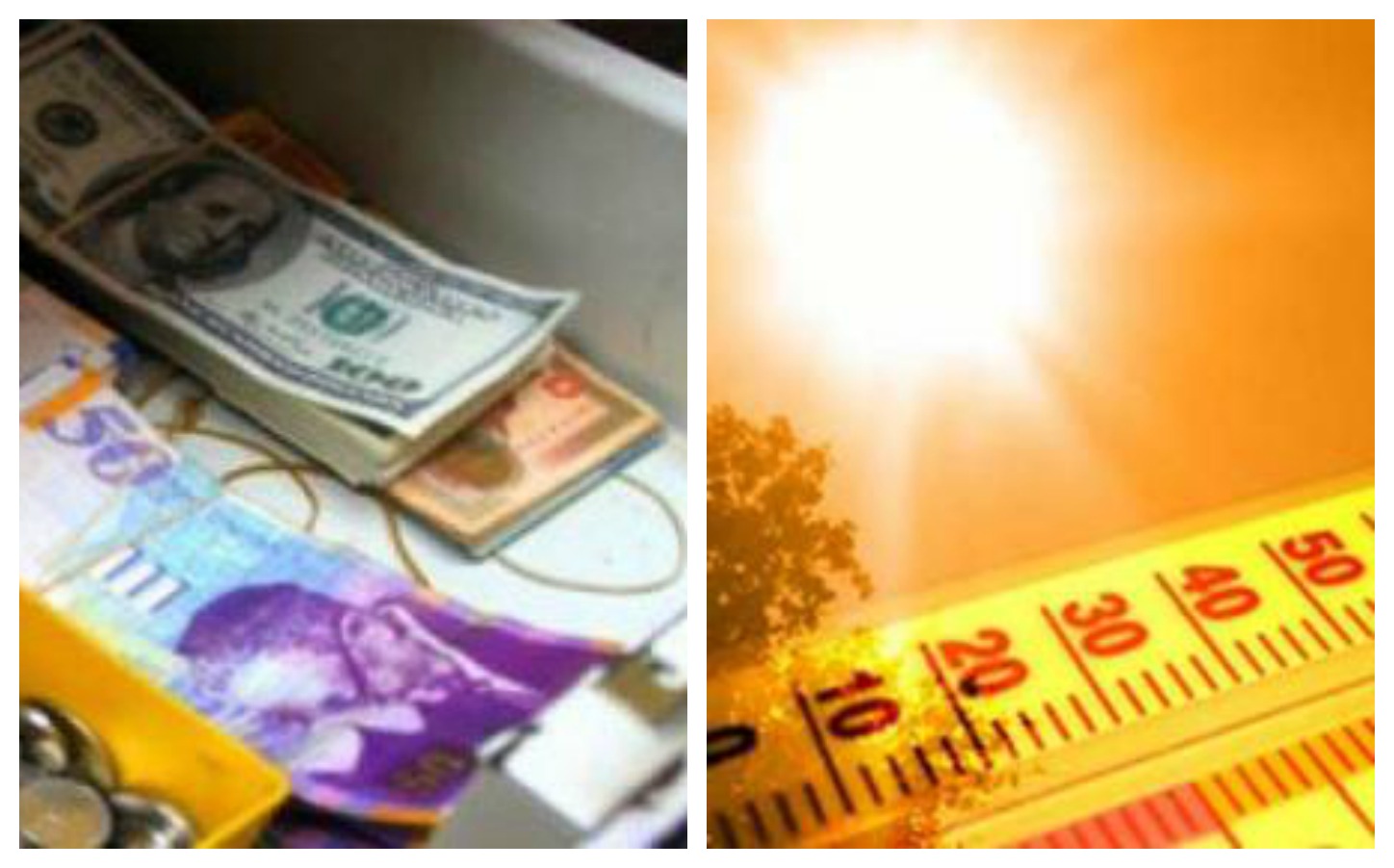 الحرارة أعلى من معدلها السنوي ... أسعار صرف العملات