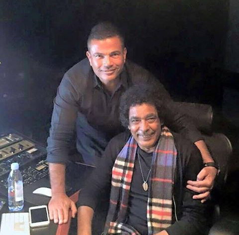 "القاهرة" تجمع عمرودياب ومحمد منير الاحد المقبل