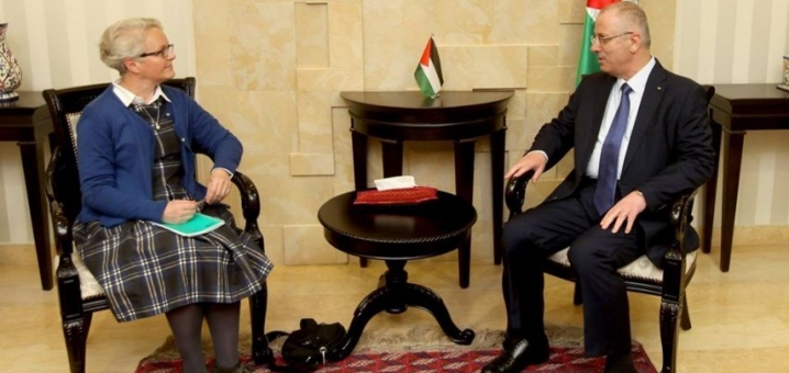 الحمد الله يبحث مع ممثلة فنلندا سبل تعزيز التعاون