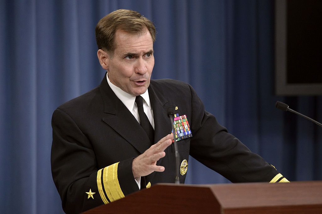 كيربي: الولايات المتحدة تشجع الجانبين الفلسطيني والاسرائيلي على اثبات التزام سياستهما بحل الدولتين