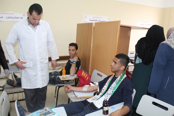 "فتح" تنظم حملة للتبرع بالدم غداً شمال القدس