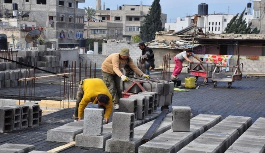 أسعار تكاليف البناء للمباني السكنية بالضفة سجلت ارتفاعاً طفيفاً