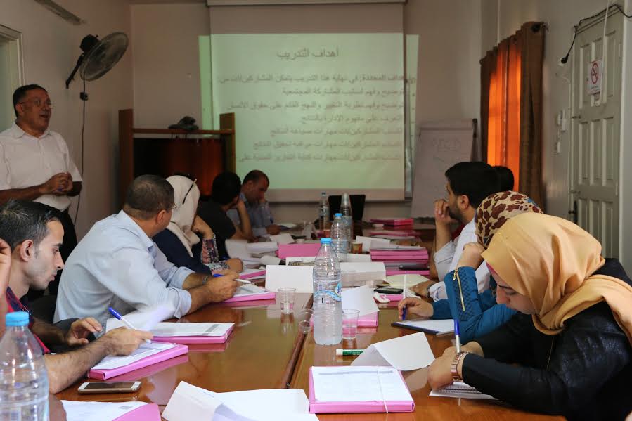 المنظمات الأهلية تختتم  4 ورش عمل تدريبية بغزة