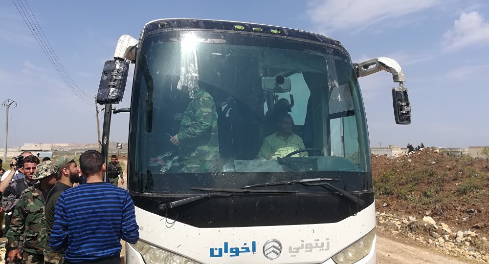 استكمال إجلاء المدنيين المحاصرين في كفريا والفوعة بريف إدلب