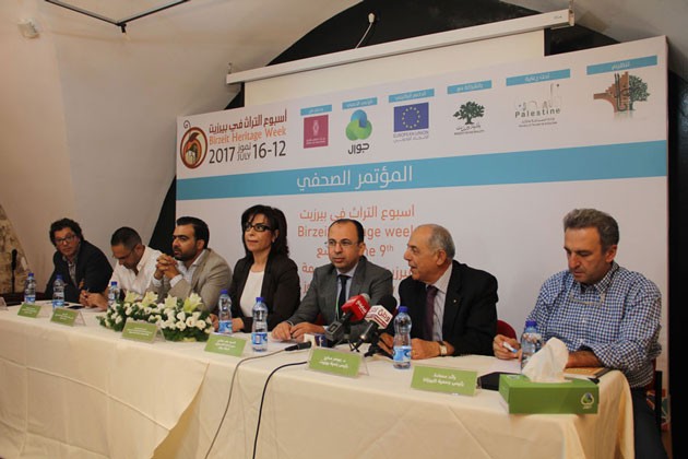 إطلاق فعاليات أسبوع التراث التاسع في بيرزيت
