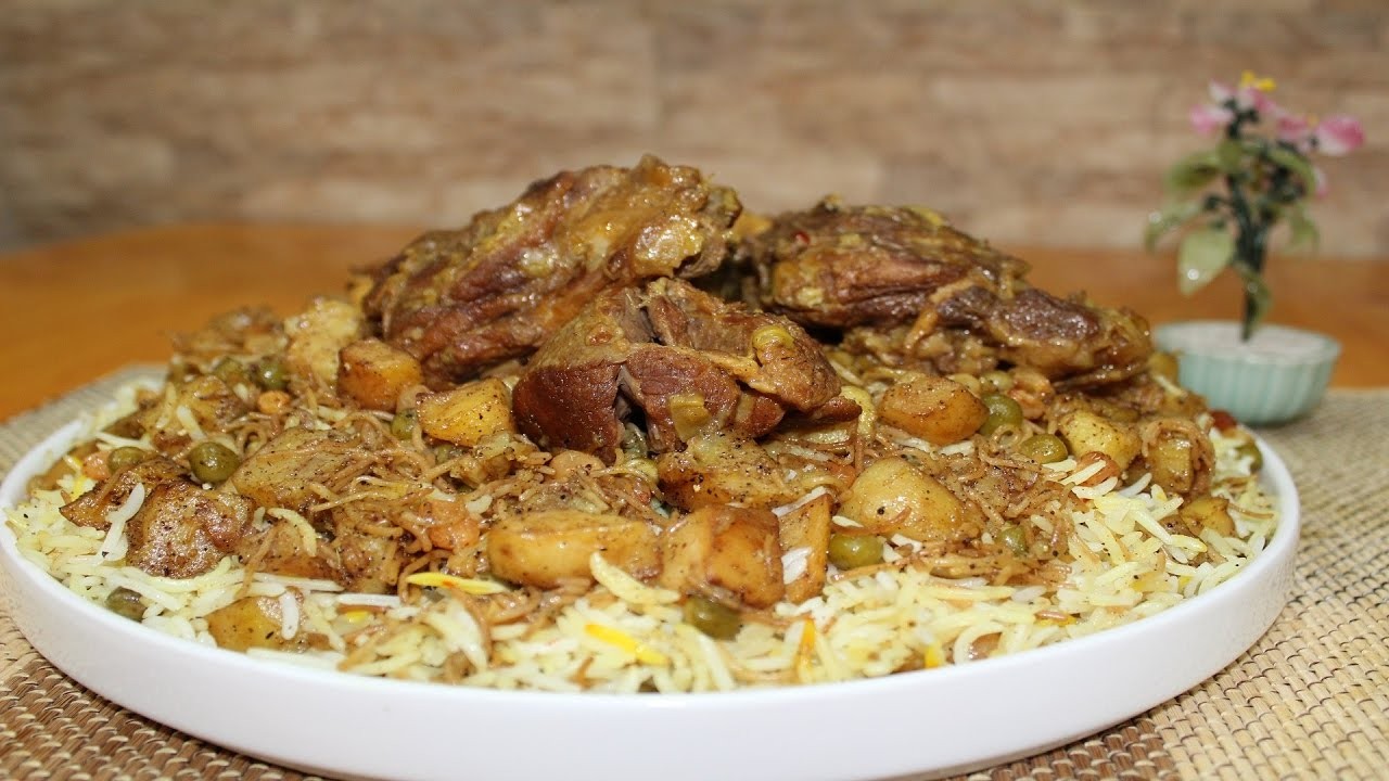 بالفيديو : برياني اللحم 