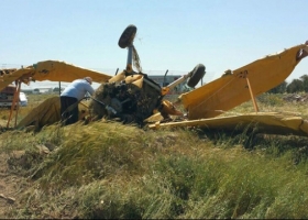 مصرع طيار بتحطم طائرته في جنوب اسرائيل