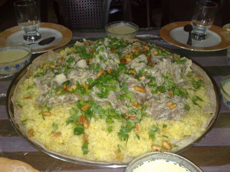 طريقة عمل المنسف الفلسطينى