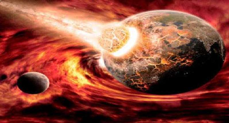 شاهد علماء : باقى على نهاية العالم دقيقة واحدة على توقيت ساعة يوم القيامة