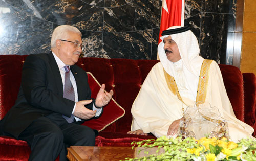 عباس يتلقى برقية شكر من ملك البحرين