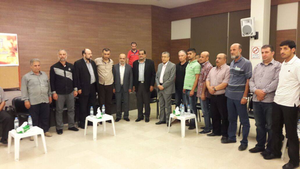 بالصور: حماس بصيدا تقيم حفلا لتقبل التهاني باستشهاد أسد الأقصى