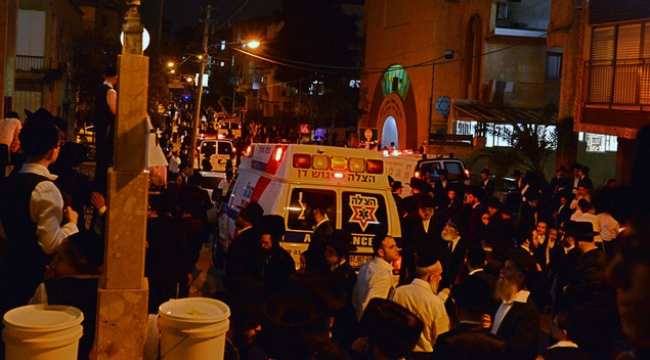 مقتل اسرائيلي واصابة 100 في جنازة حاخام