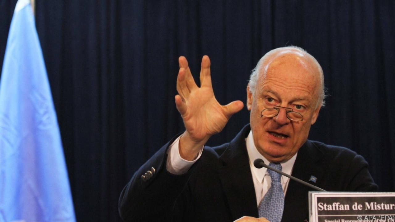 دي مستورا ينتظر من نظام الأسد مقترحاً حول الانتقال السياسي