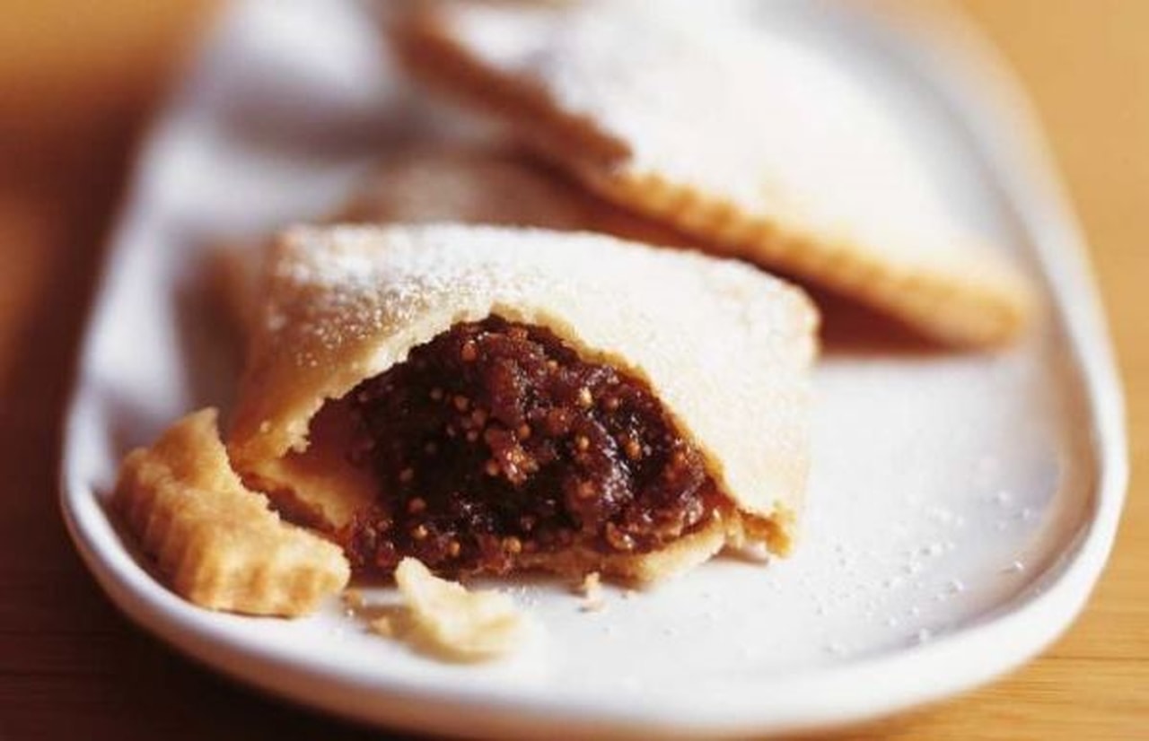 بسكويت بحشو قمر الدين والتين