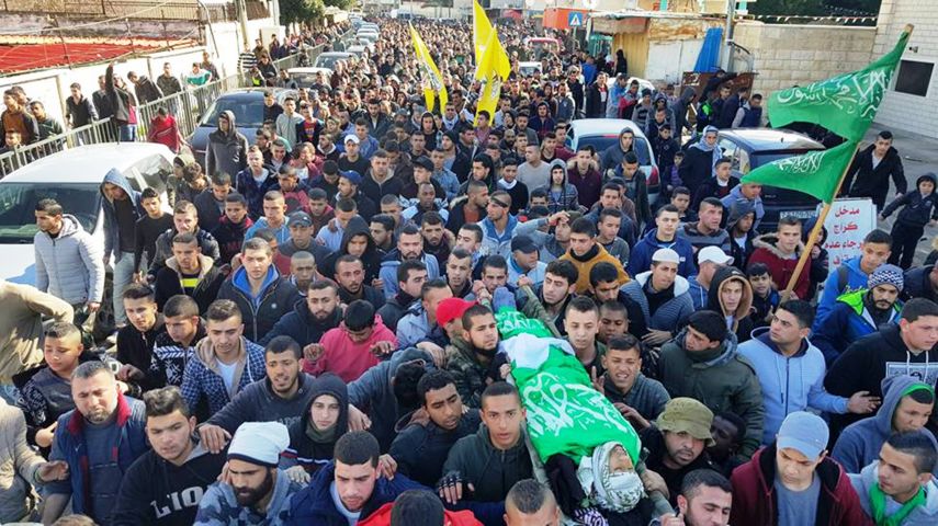 بالصور: تشييع جثمان الشهيد "أبو خليفة"  إلى مثواه الأخير بجنين