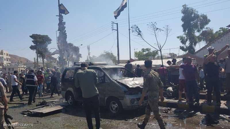 قتلى وإصابات إثر انفجار سيارة مفخخة بريف حلب شمال سوريا 