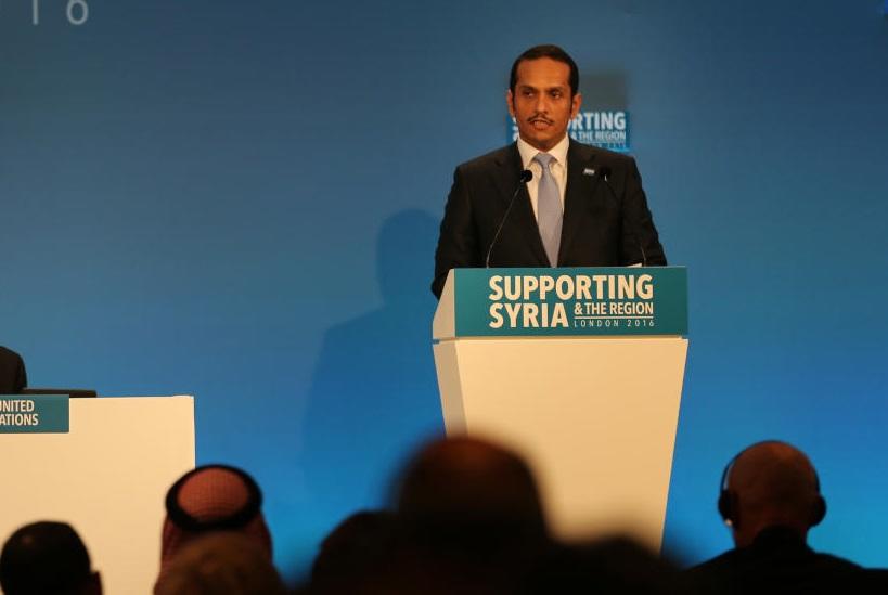 لاتباعه سياسة " الكيل بمكيالين" تجاه القضية الفلسطينية : وزير خارجية قطر يوجه انتقادات شديدة للمجتمع الدولي