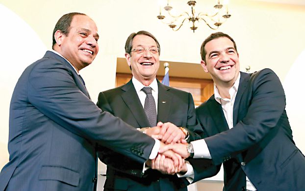 "واللا" العبري: تحالف مصري يوناني قبرصي في مواجهة تركيا ومكافحة الارهاب