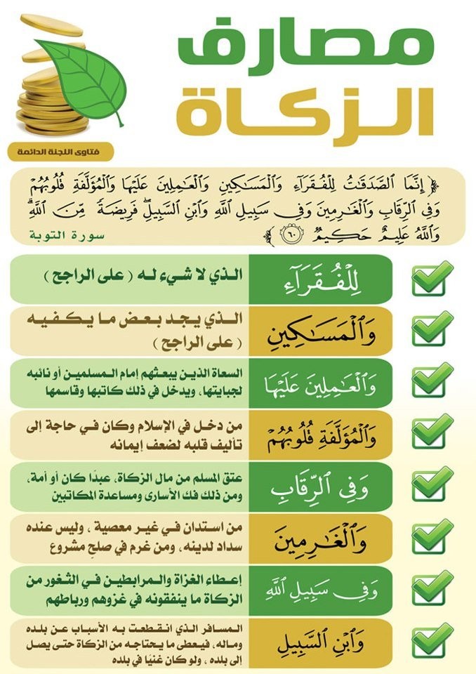 لمن تصرف الزكاة