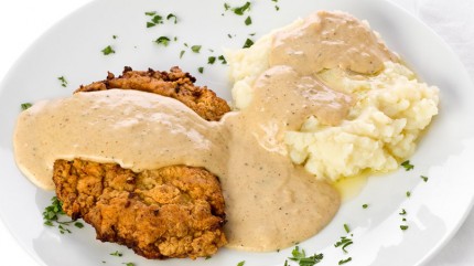 ستيك دجاج بالكريمة