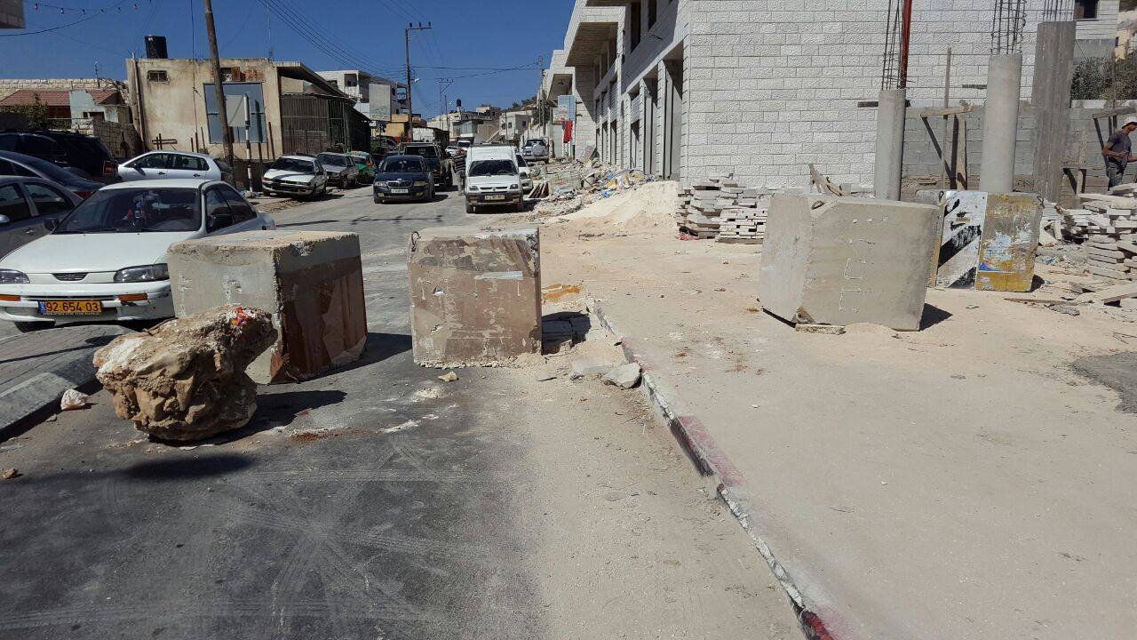 إعادة فتح مدخل بيتا جنوب نابلس