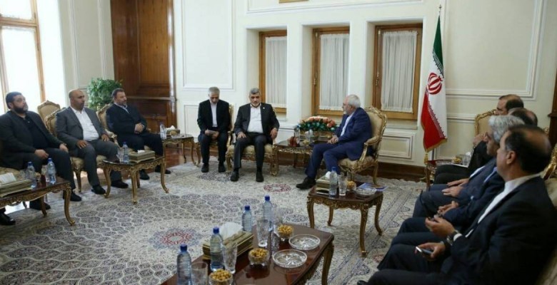 وفد حماس يلتقي وزير الخارجية الإيراني