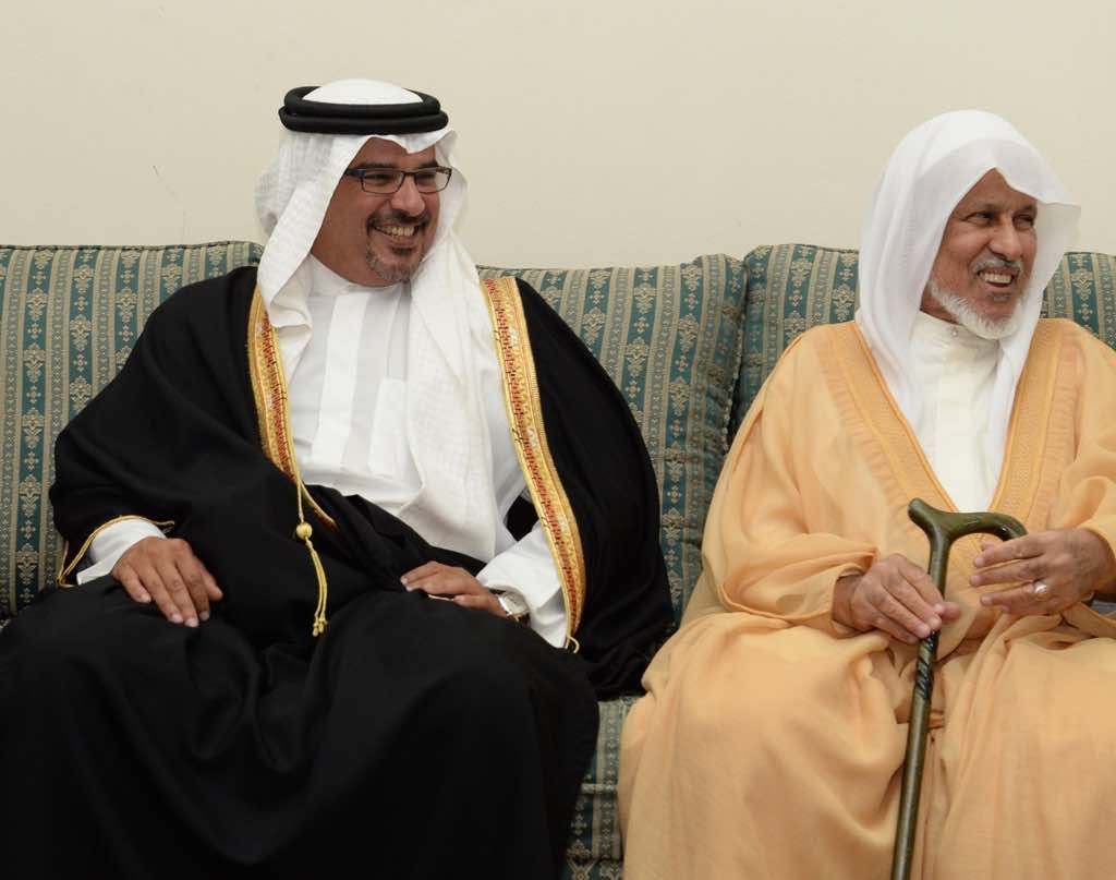 الرئيس يعزي ملك البحرين بوفاة الشيخ إبراهيم آل سعد