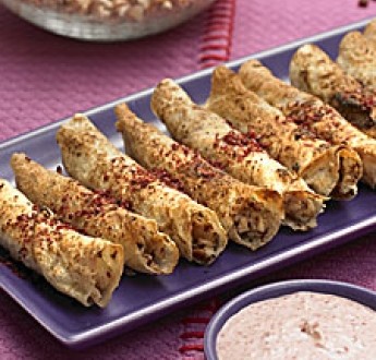 رولات التوست بالدجاج