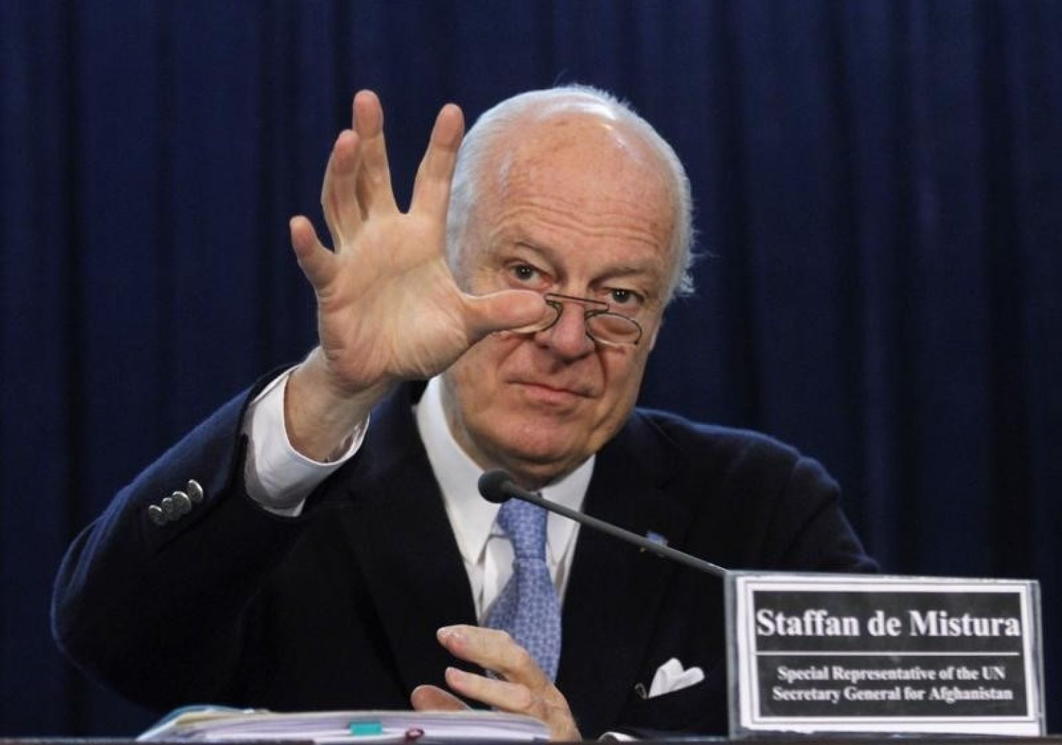 دي ميستورا: الجمعة سنعلن موعد اجراء الجولة الثانية من محادثات السلام في جنيف