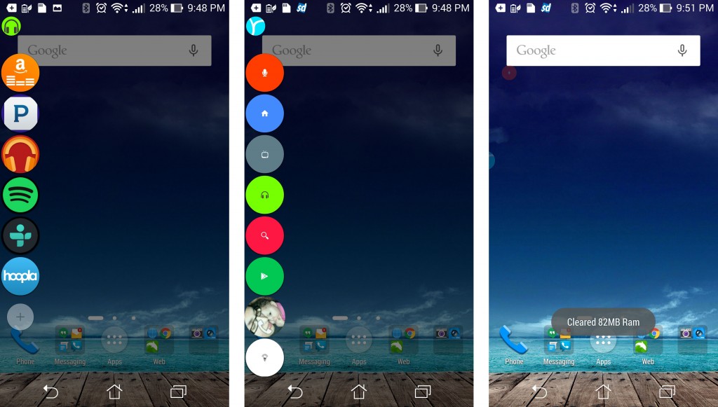 لانشر تعدد المهمام Rovers Floating يتميز بأيقونات عائمة في أندرويد