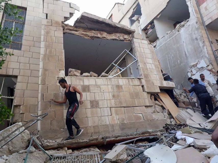 5 ضحايا من نابلس جراء انهيار بناية بالأردن